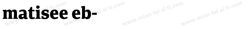 matisee eb字体转换